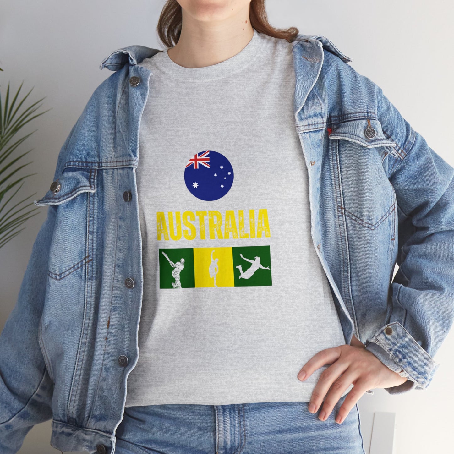 Australia's World Cup 2024 Edition T-shirt - Unisex Heavy Cotton Tee