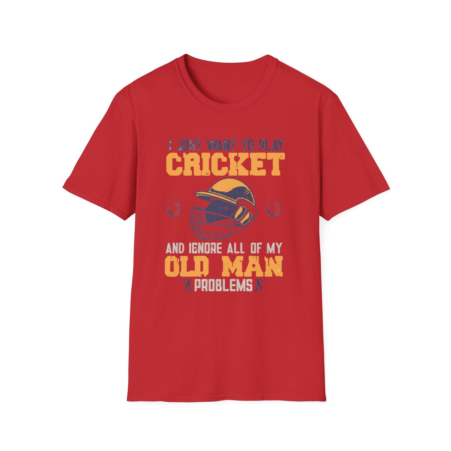 I Just Want To Play Cricket | Cricket T-shirt