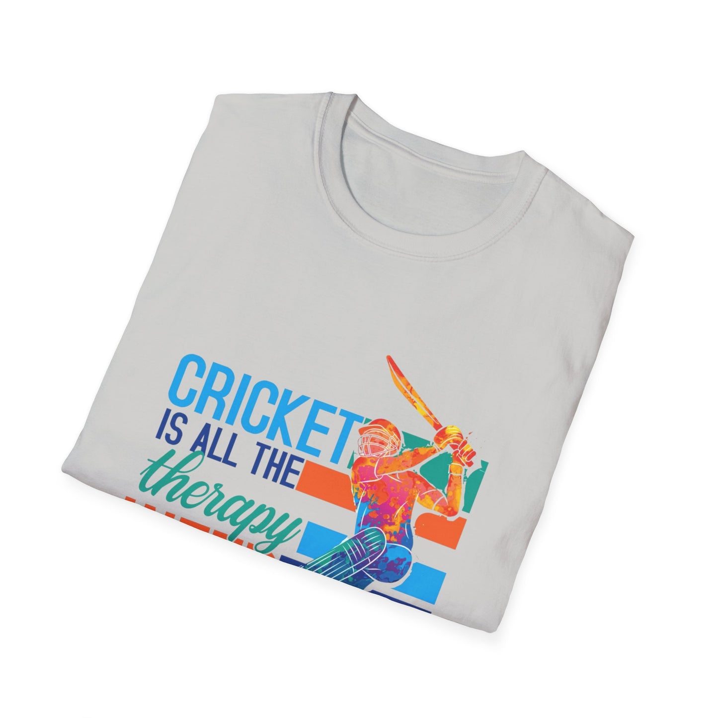 Cricket is All The Therapy I Need | Cricket T-shirt