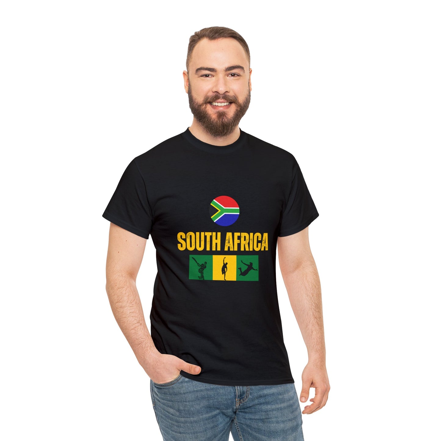 South Africa's World Cup 2024 Edition T-shirt - Unisex Heavy Cotton Tee