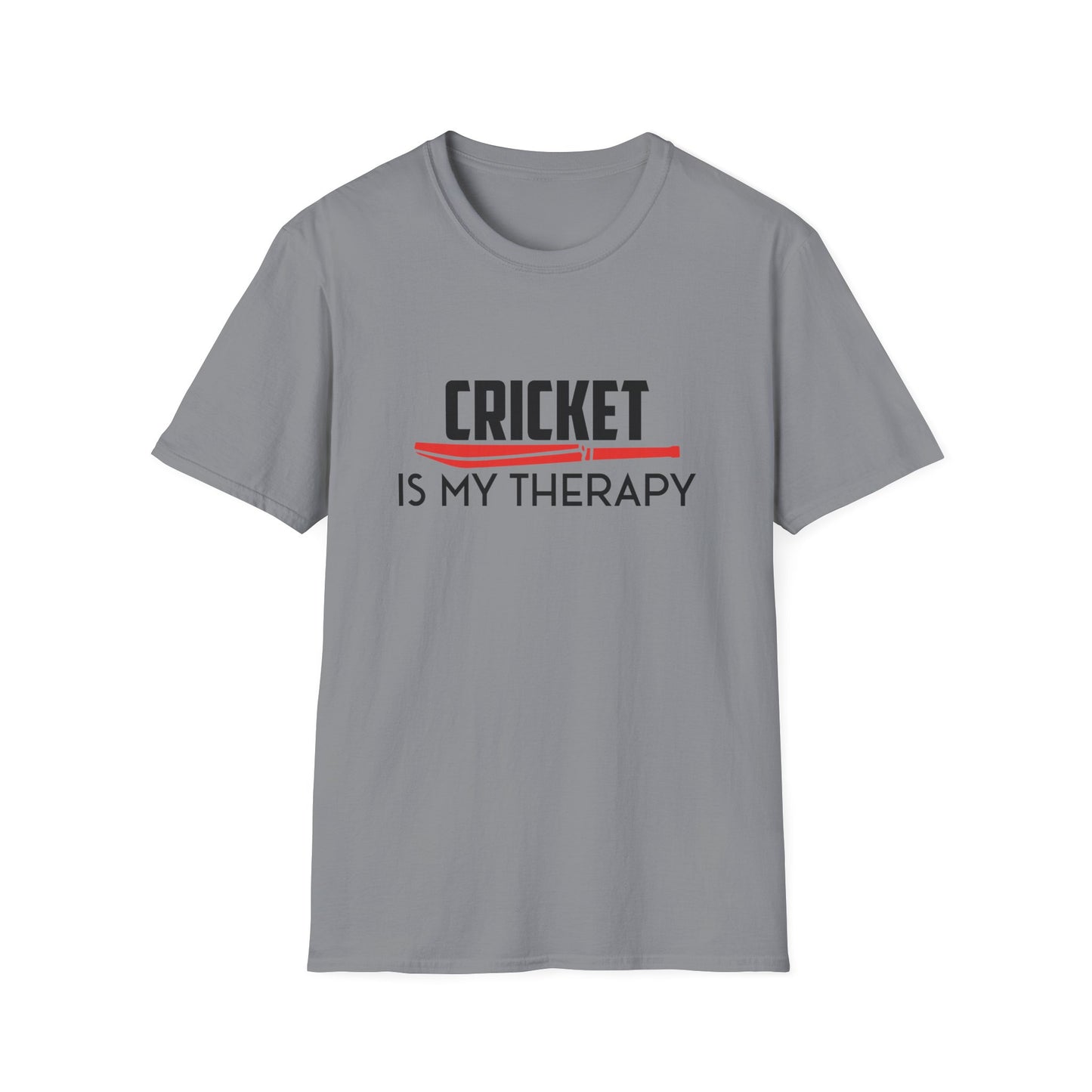 Cricket is My Therapy | Cricket T-shirt