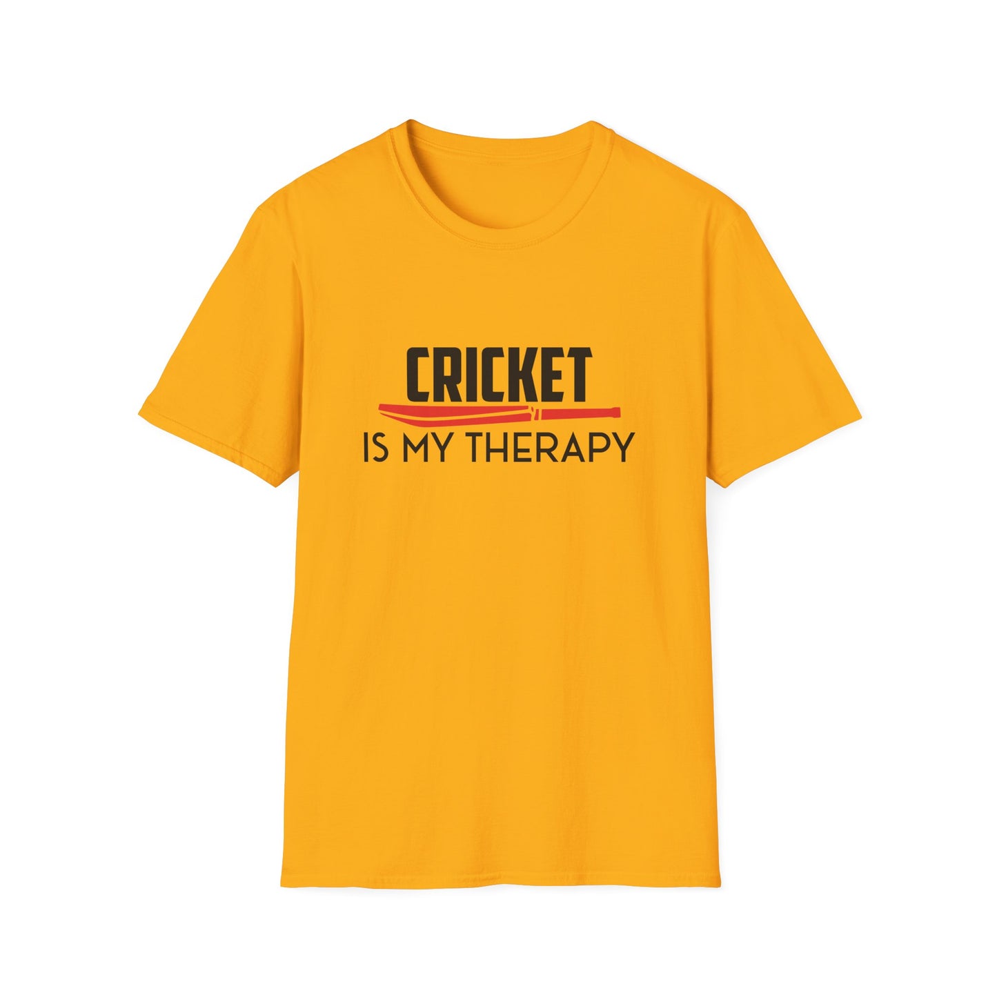 Cricket is My Therapy | Cricket T-shirt