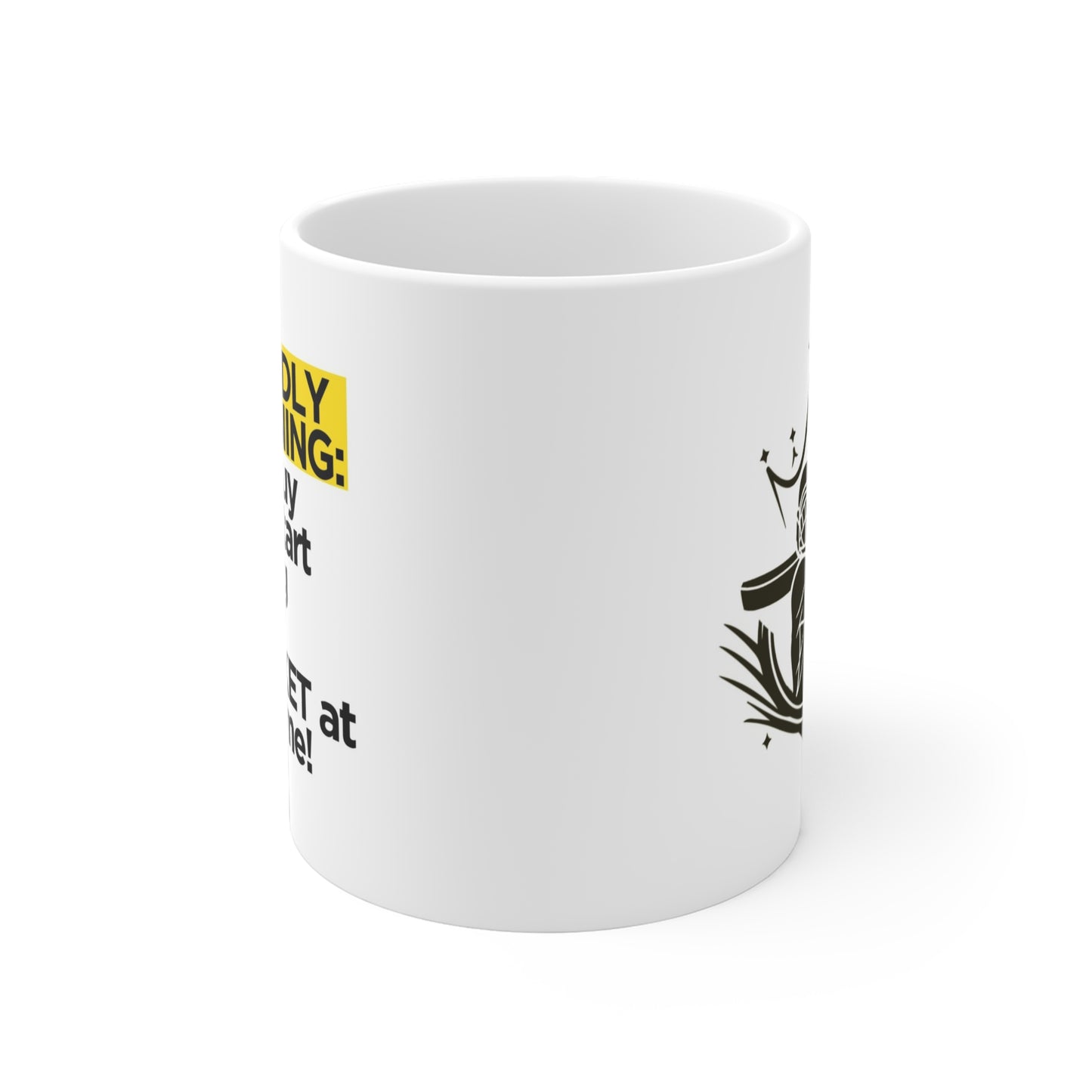 Friendly Warning: This Guy May Start Talking About Cricket At Any Time - Cricket Mug, Cricket Gifts, Cricket Presents