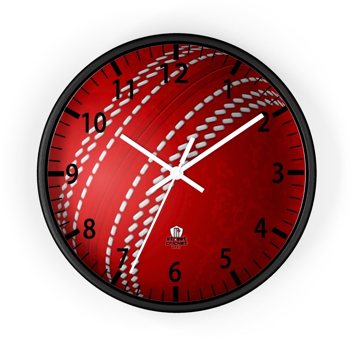 The Cricket Ball Clock by StreetCricket24x7 | Cricket Clock