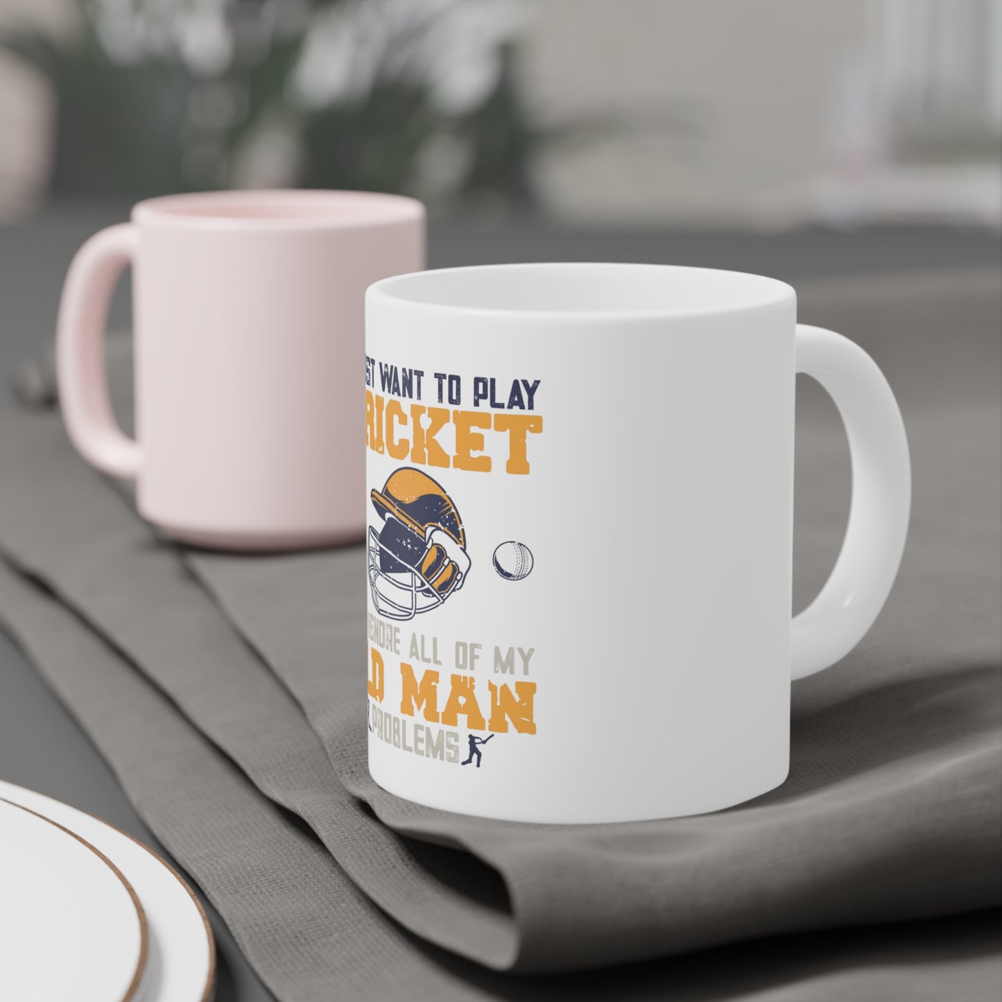 I Just Want to Play Cricket  - Cricket Mugs (11oz\15oz\20oz)