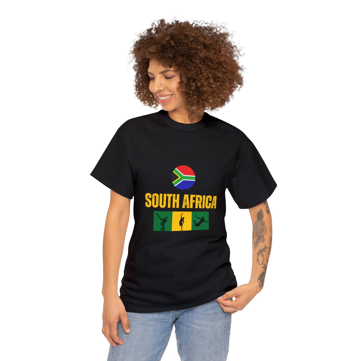 South Africa's World Cup 2024 Edition T-shirt - Unisex Heavy Cotton Tee