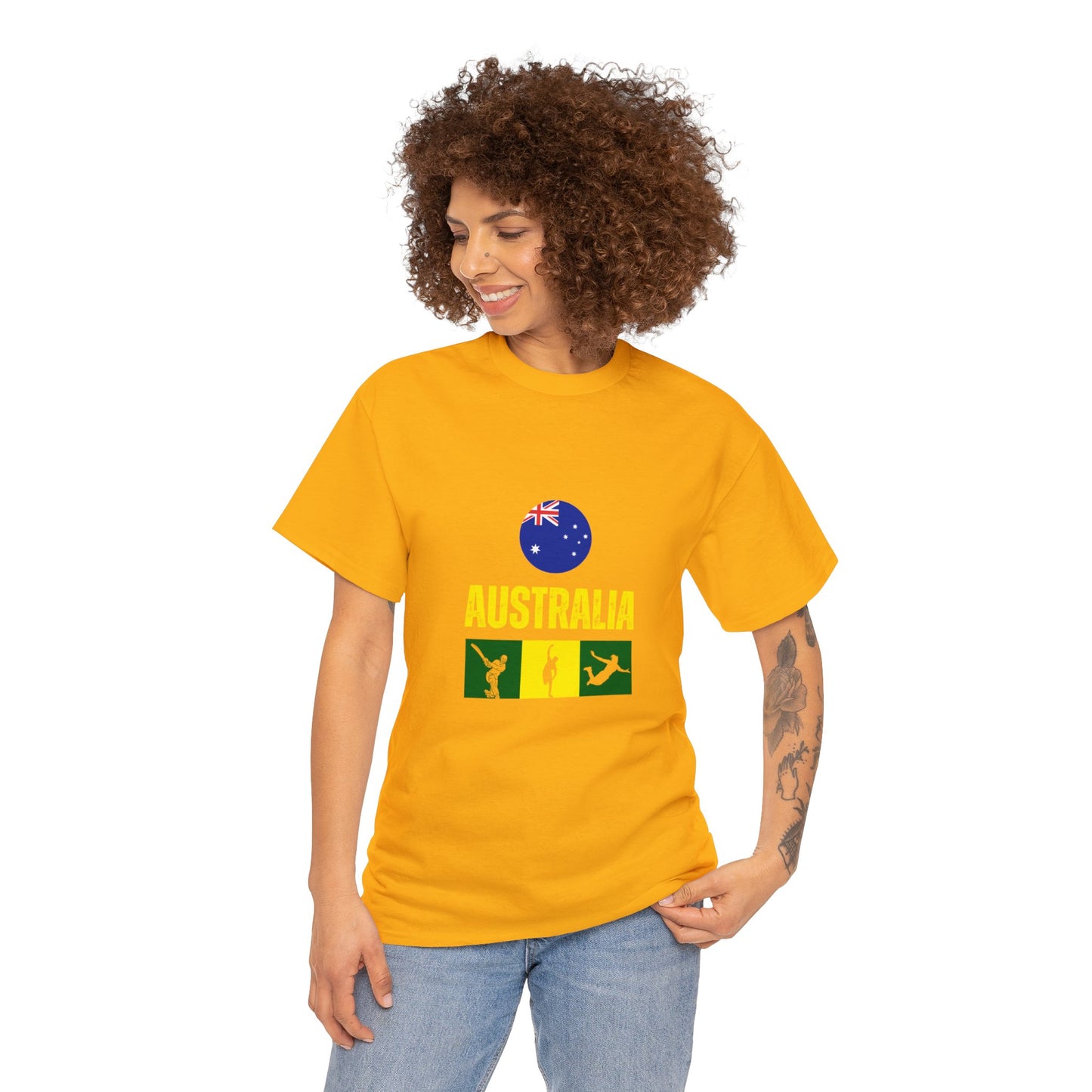 Australia's World Cup 2024 Edition T-shirt - Unisex Heavy Cotton Tee