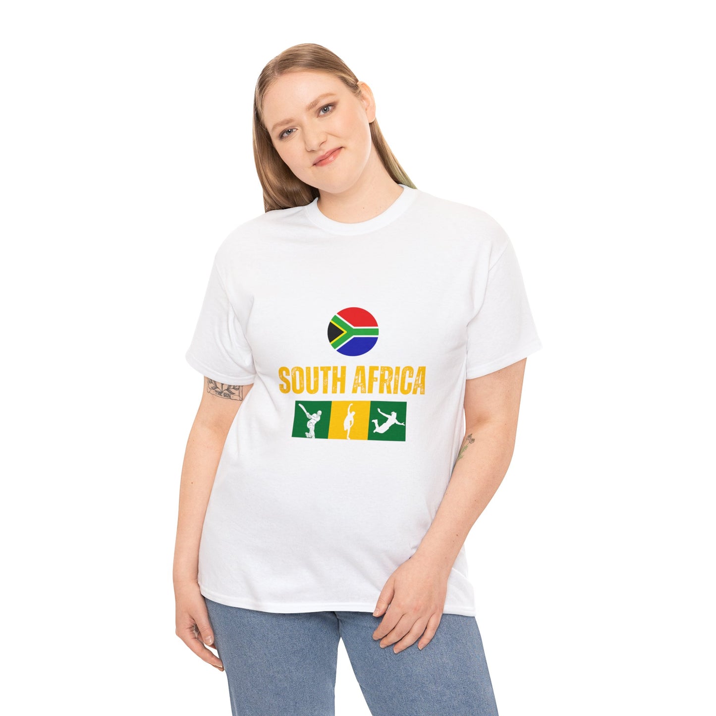 South Africa's World Cup 2024 Edition T-shirt - Unisex Heavy Cotton Tee