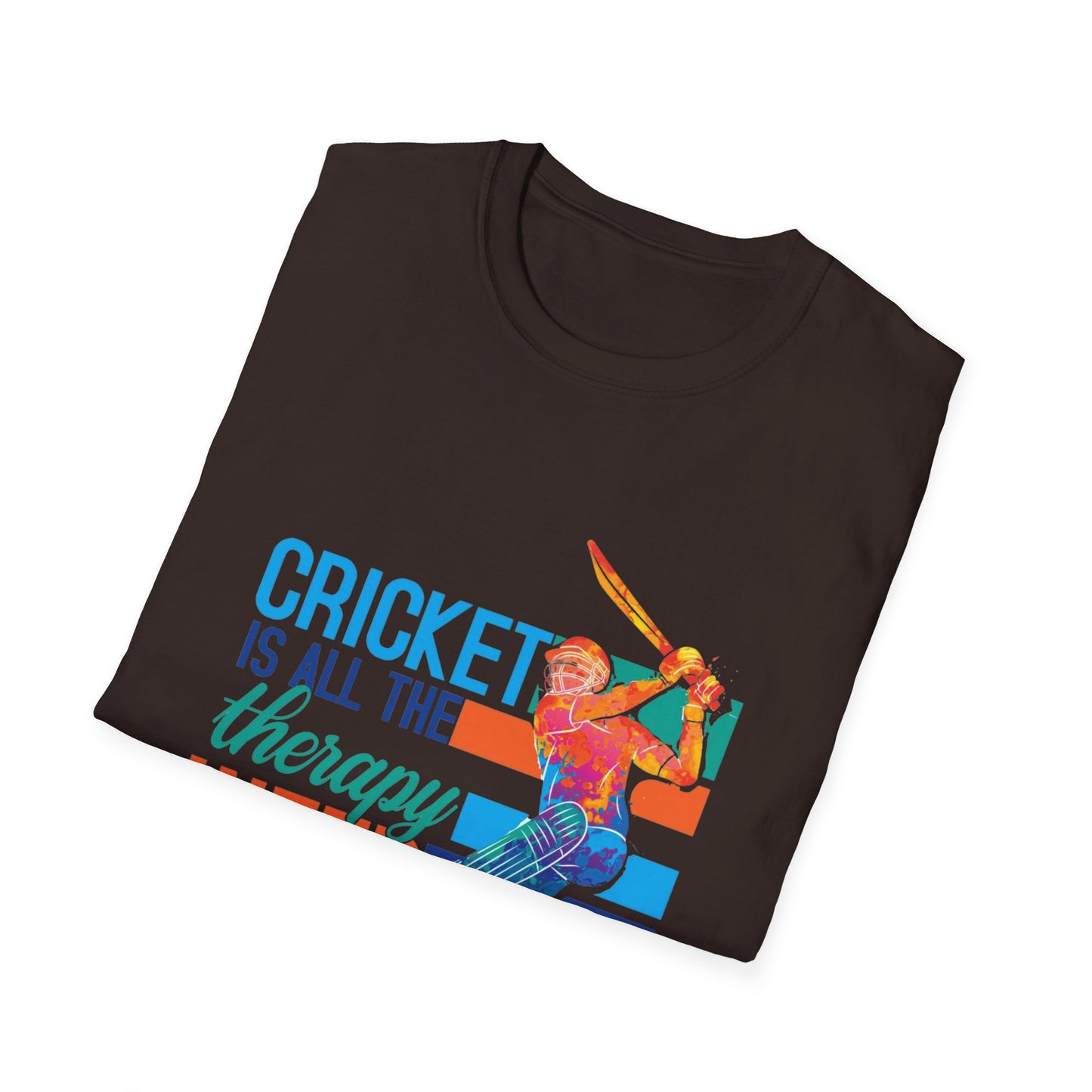 Cricket is All The Therapy I Need | Cricket T-shirt