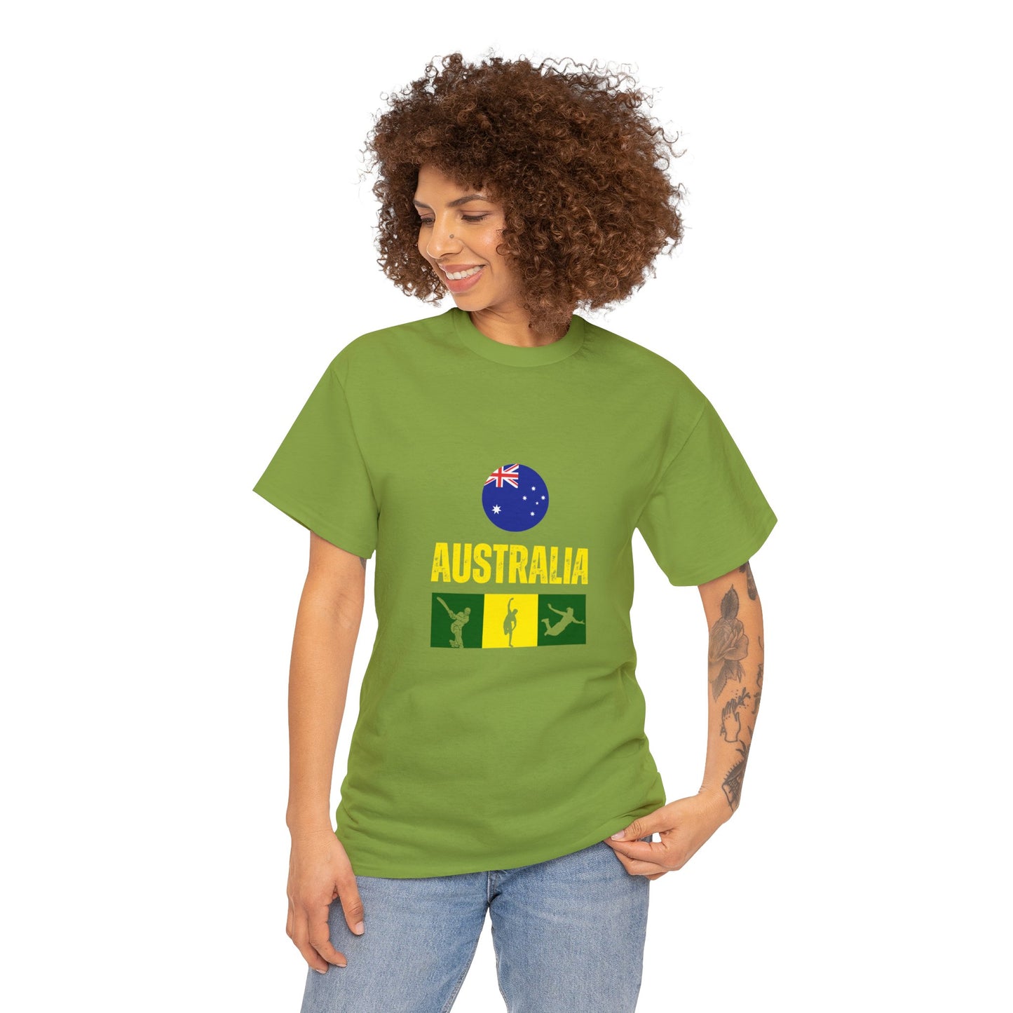 Australia's World Cup 2024 Edition T-shirt - Unisex Heavy Cotton Tee