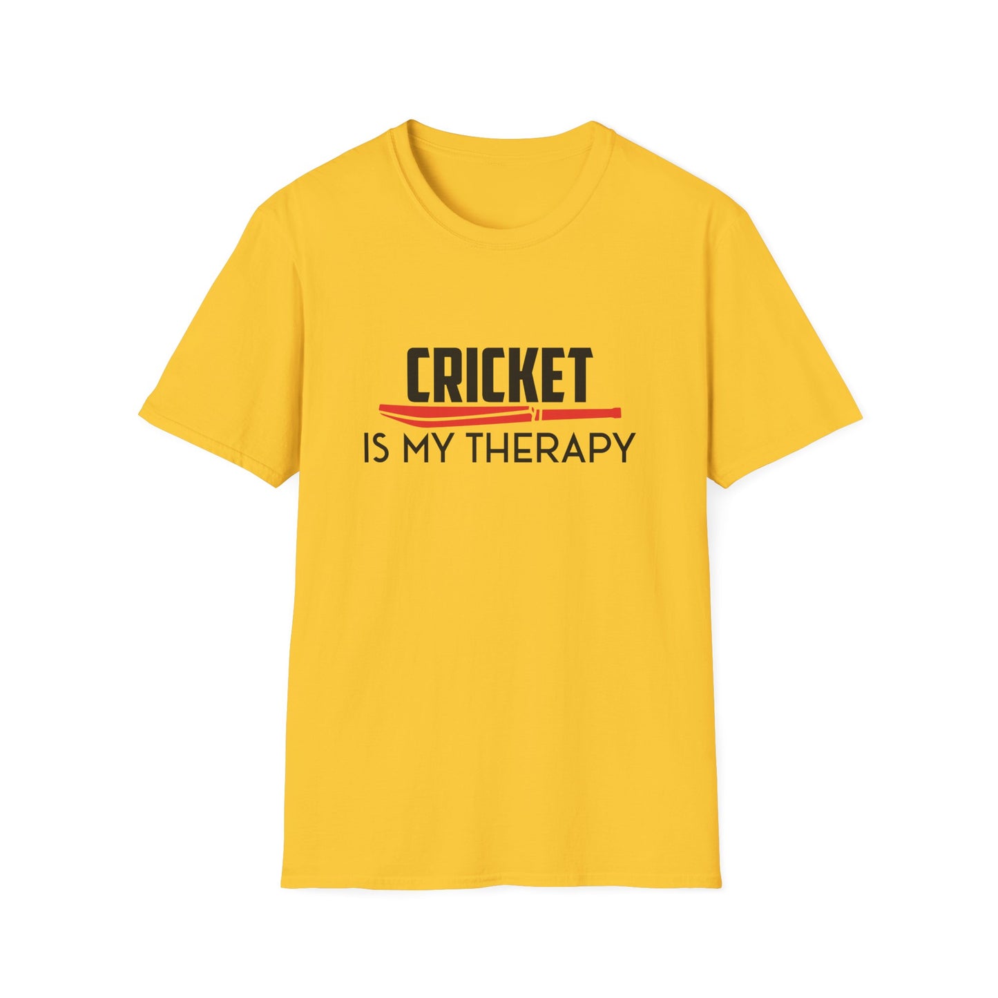 Cricket is My Therapy | Cricket T-shirt