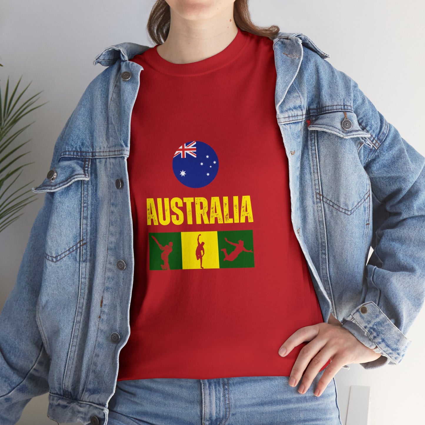 Australia's World Cup 2024 Edition T-shirt - Unisex Heavy Cotton Tee