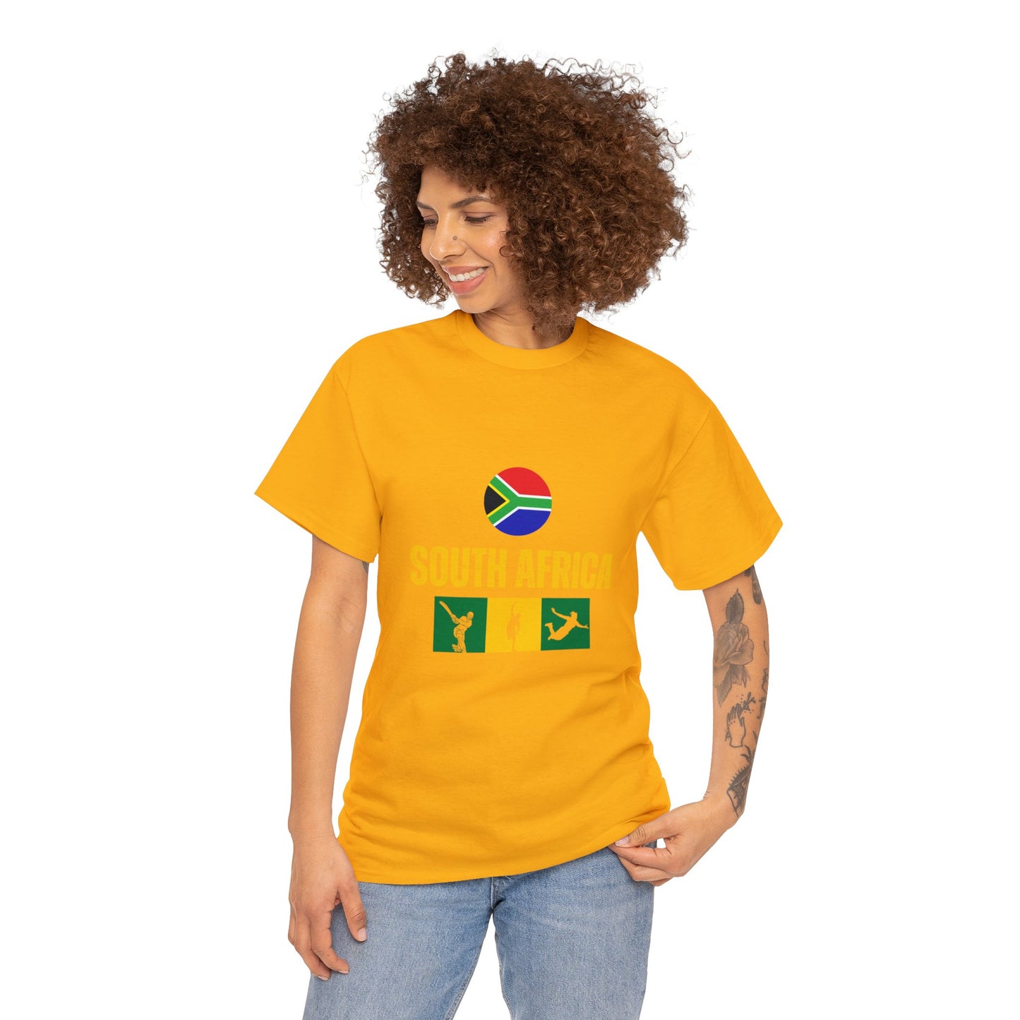 South Africa's World Cup 2024 Edition T-shirt - Unisex Heavy Cotton Tee