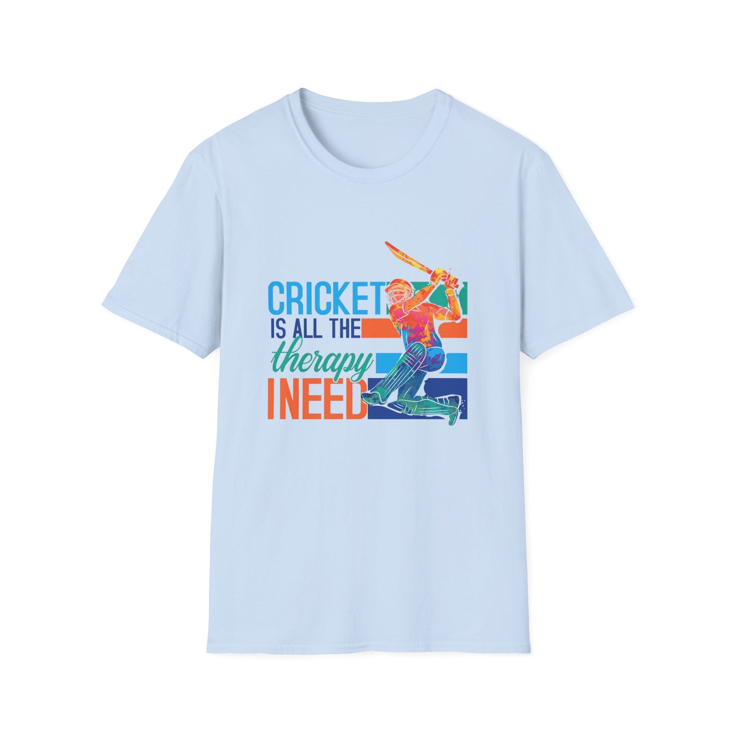 Cricket is All The Therapy I Need | Cricket T-shirt