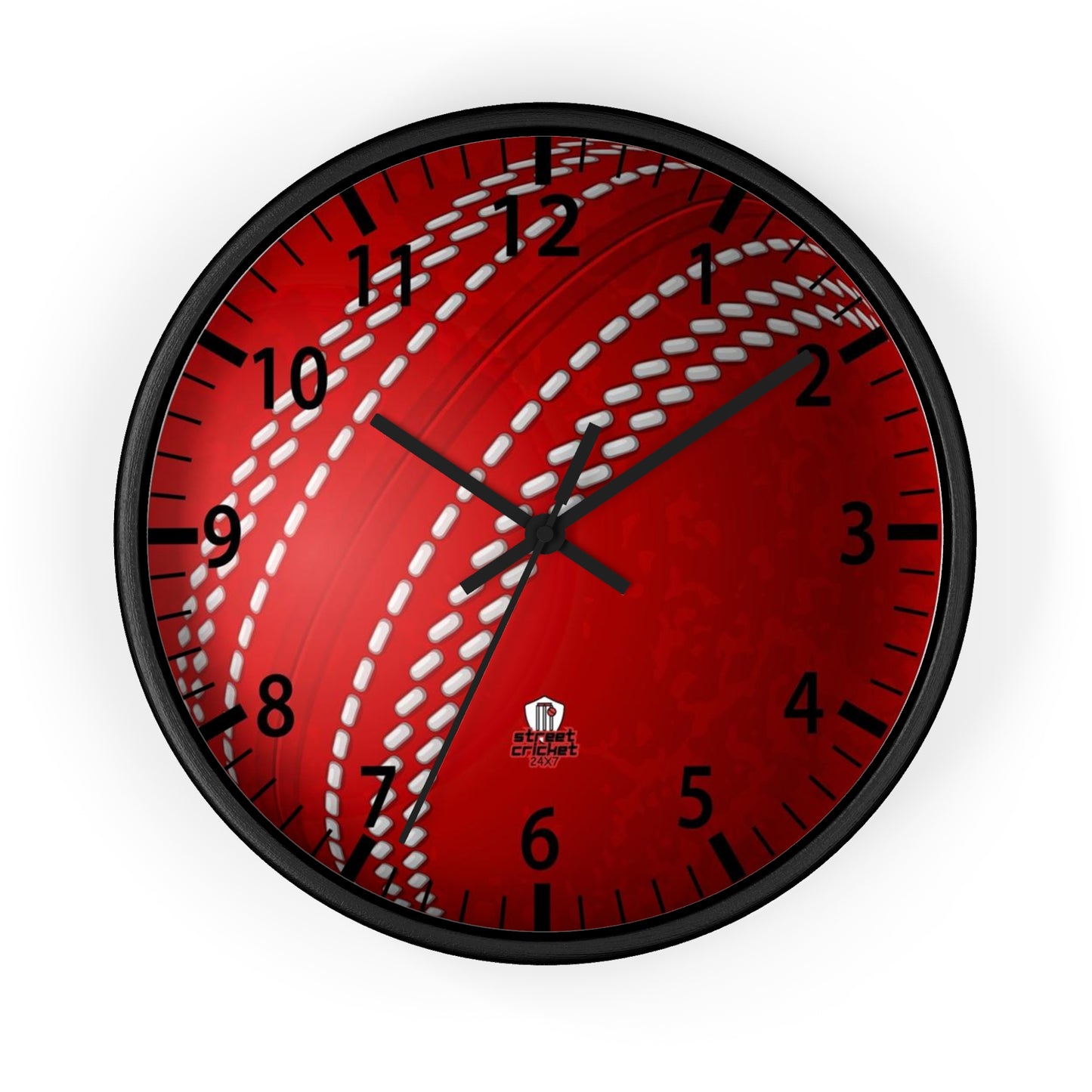 The Cricket Ball Clock by StreetCricket24x7 | Cricket Clock