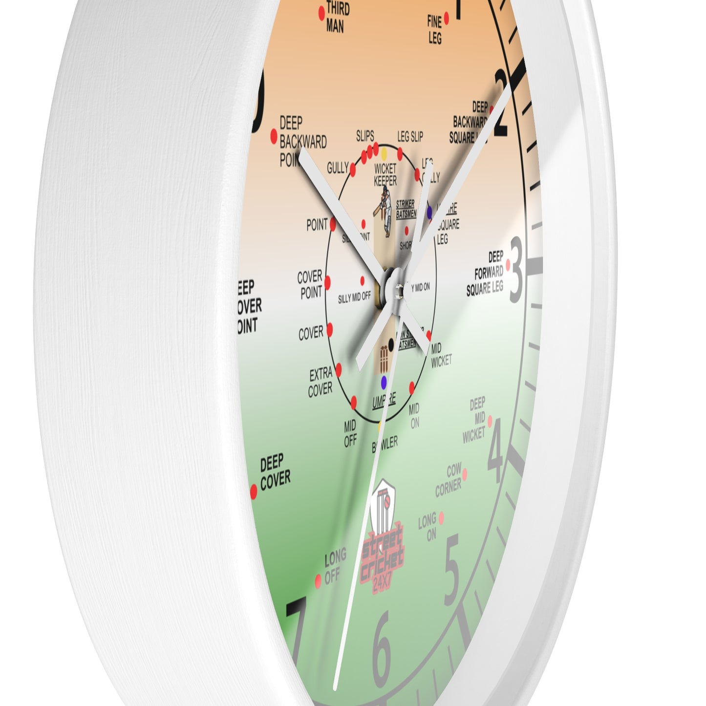 The Cricket Clock by StreetCricket24x7 (India Edition) | Cricket Clock