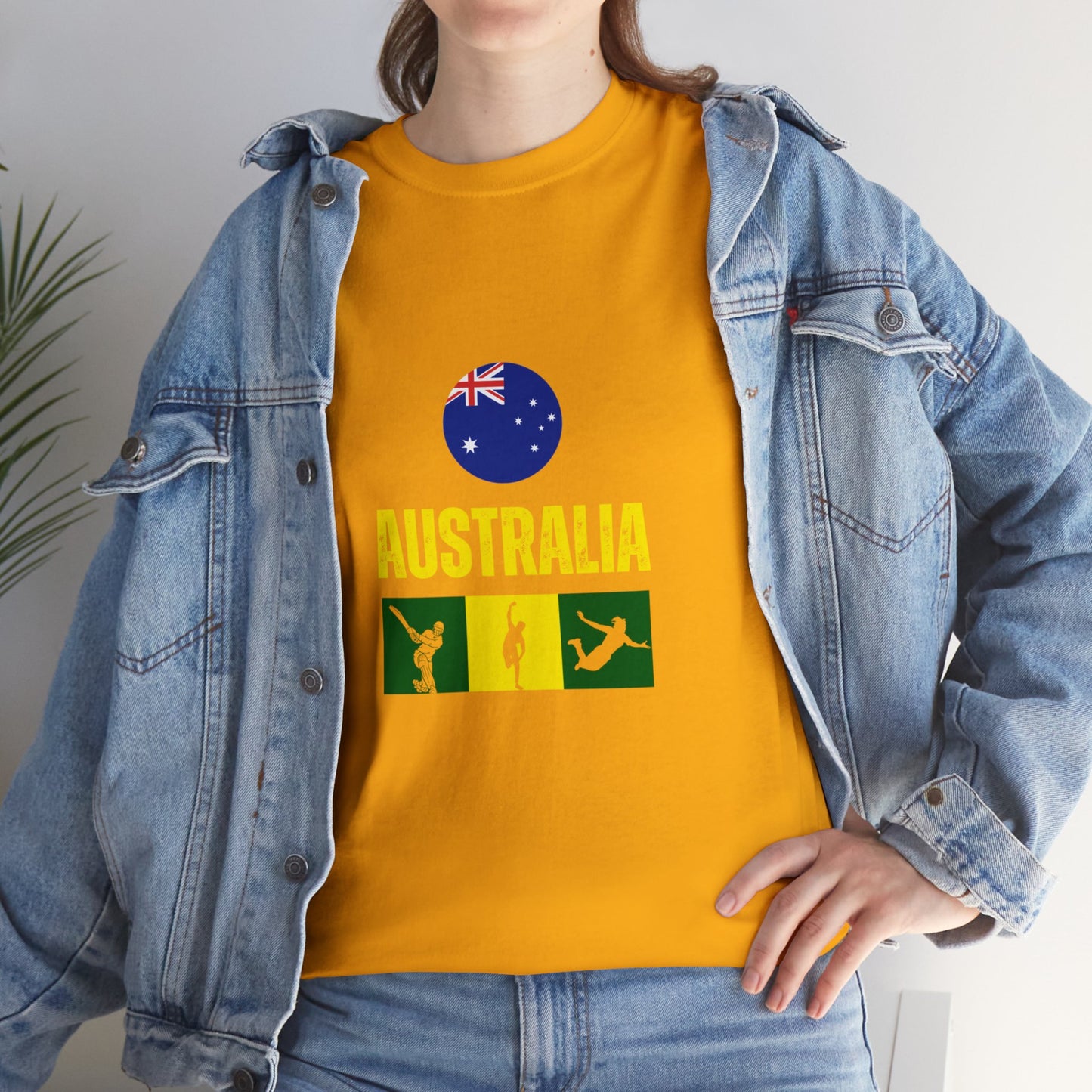 Australia's World Cup 2024 Edition T-shirt - Unisex Heavy Cotton Tee