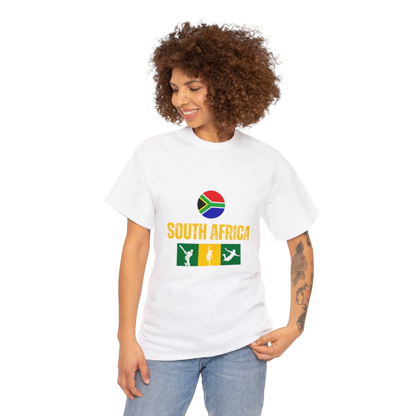 South Africa's World Cup 2024 Edition T-shirt - Unisex Heavy Cotton Tee