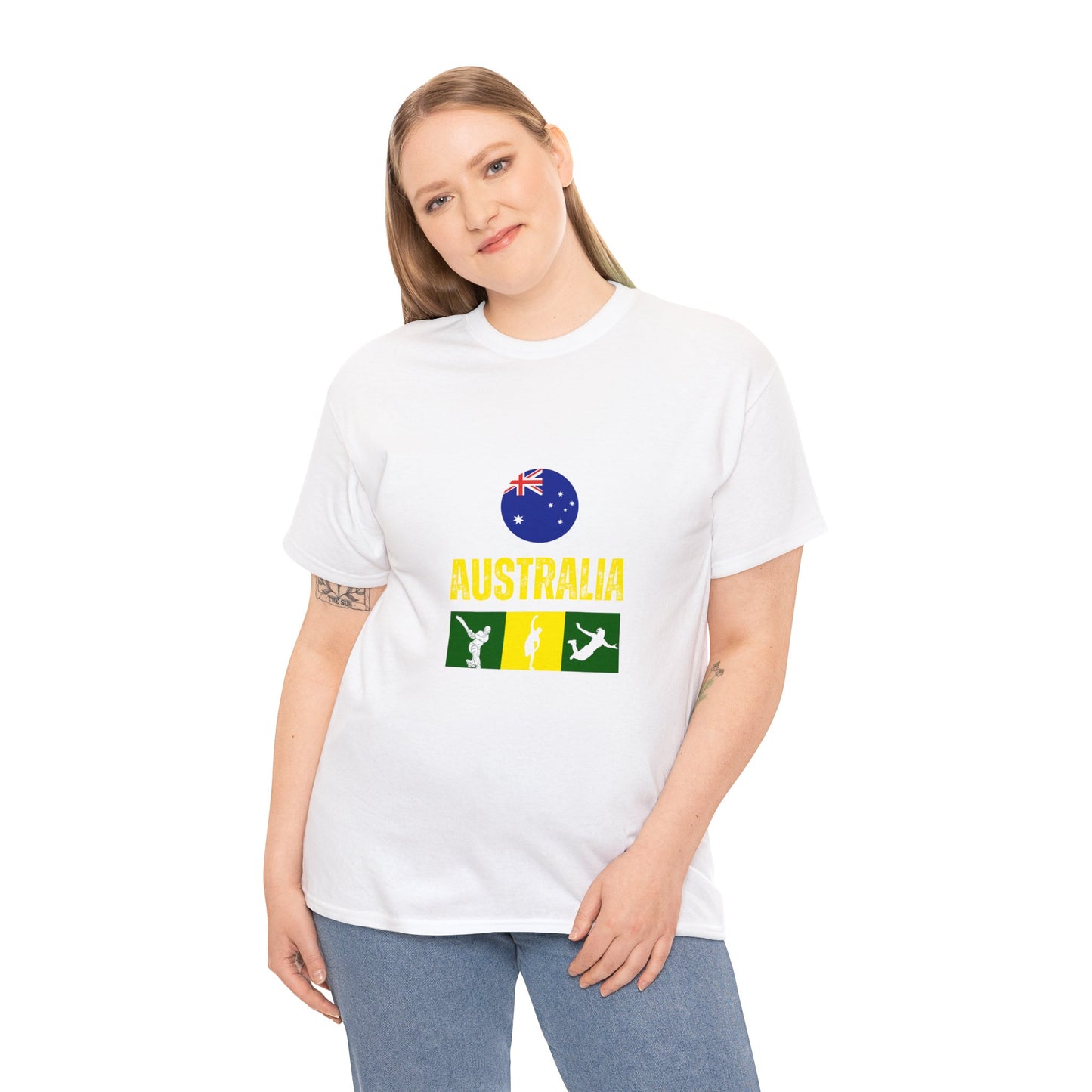 Australia's World Cup 2024 Edition T-shirt - Unisex Heavy Cotton Tee