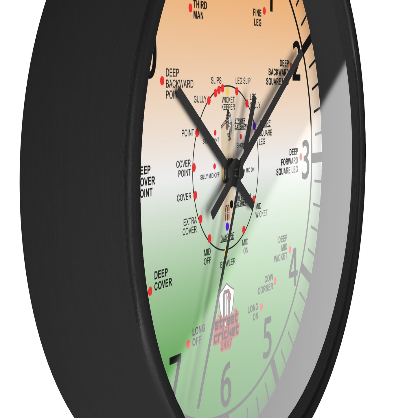 The Cricket Clock by StreetCricket24x7 (India Edition) | Cricket Clock