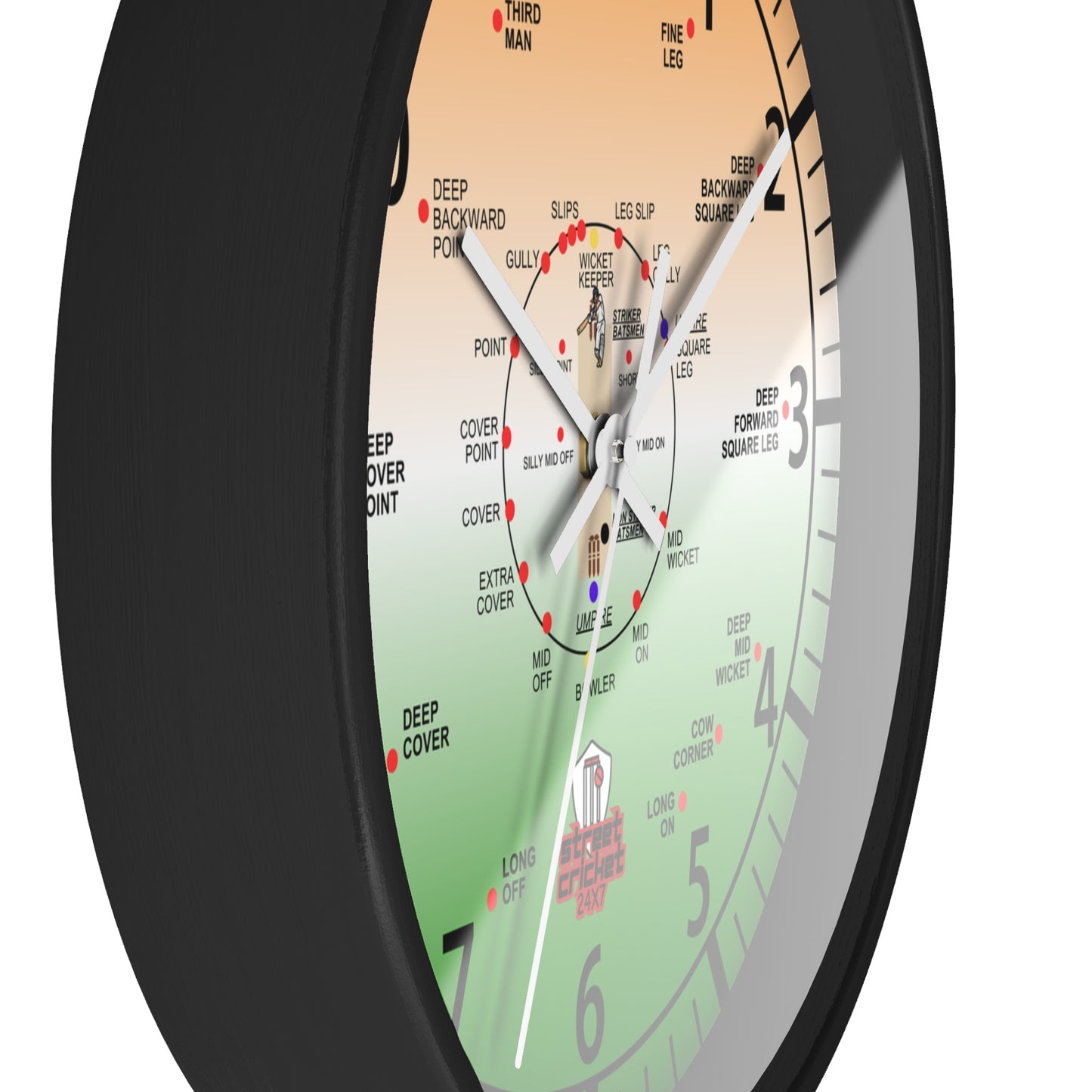 The Cricket Clock by StreetCricket24x7 (India Edition) | Cricket Clock