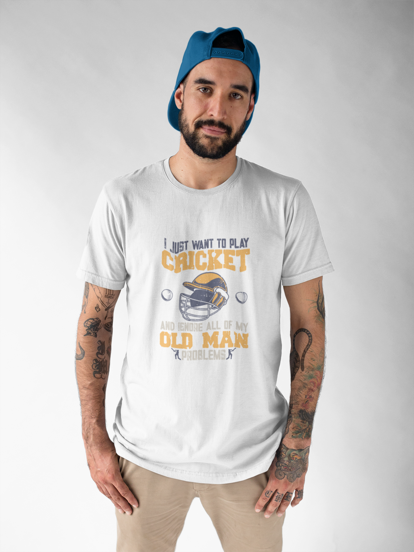 I Just Want To Play Cricket | Cricket T-shirt