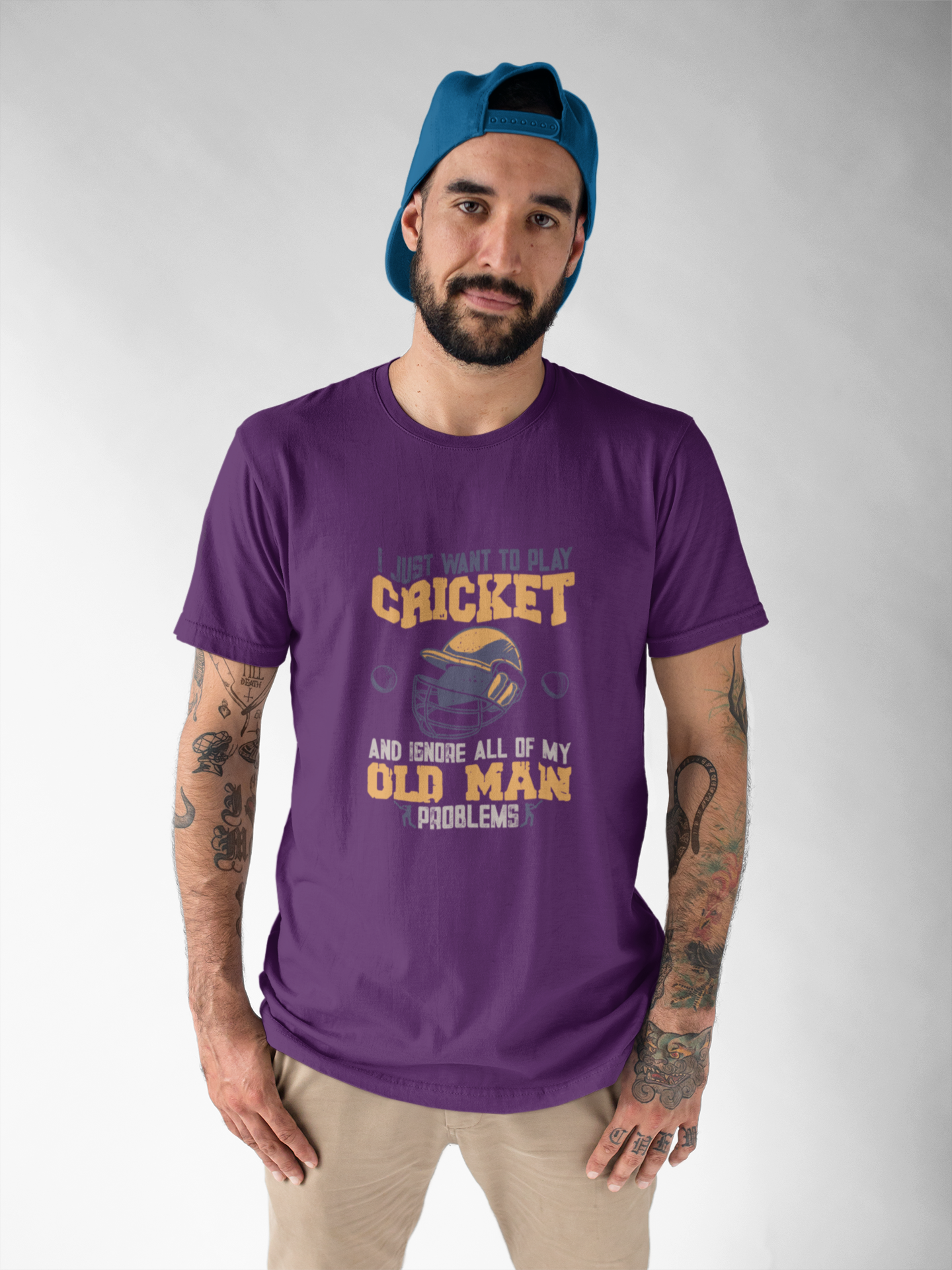 I Just Want To Play Cricket | Cricket T-shirt