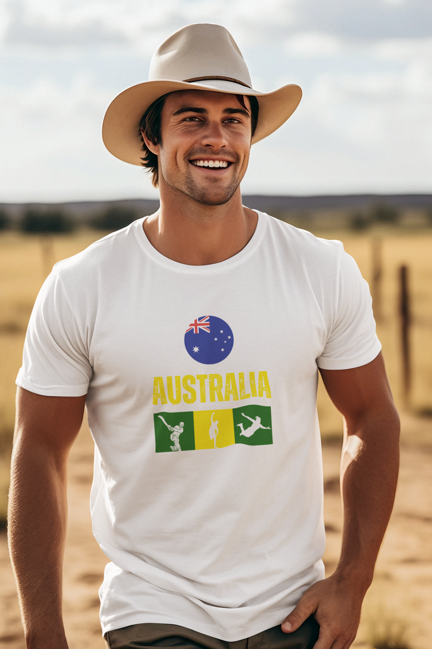 Australia's World Cup 2024 Edition T-shirt - Unisex Heavy Cotton Tee