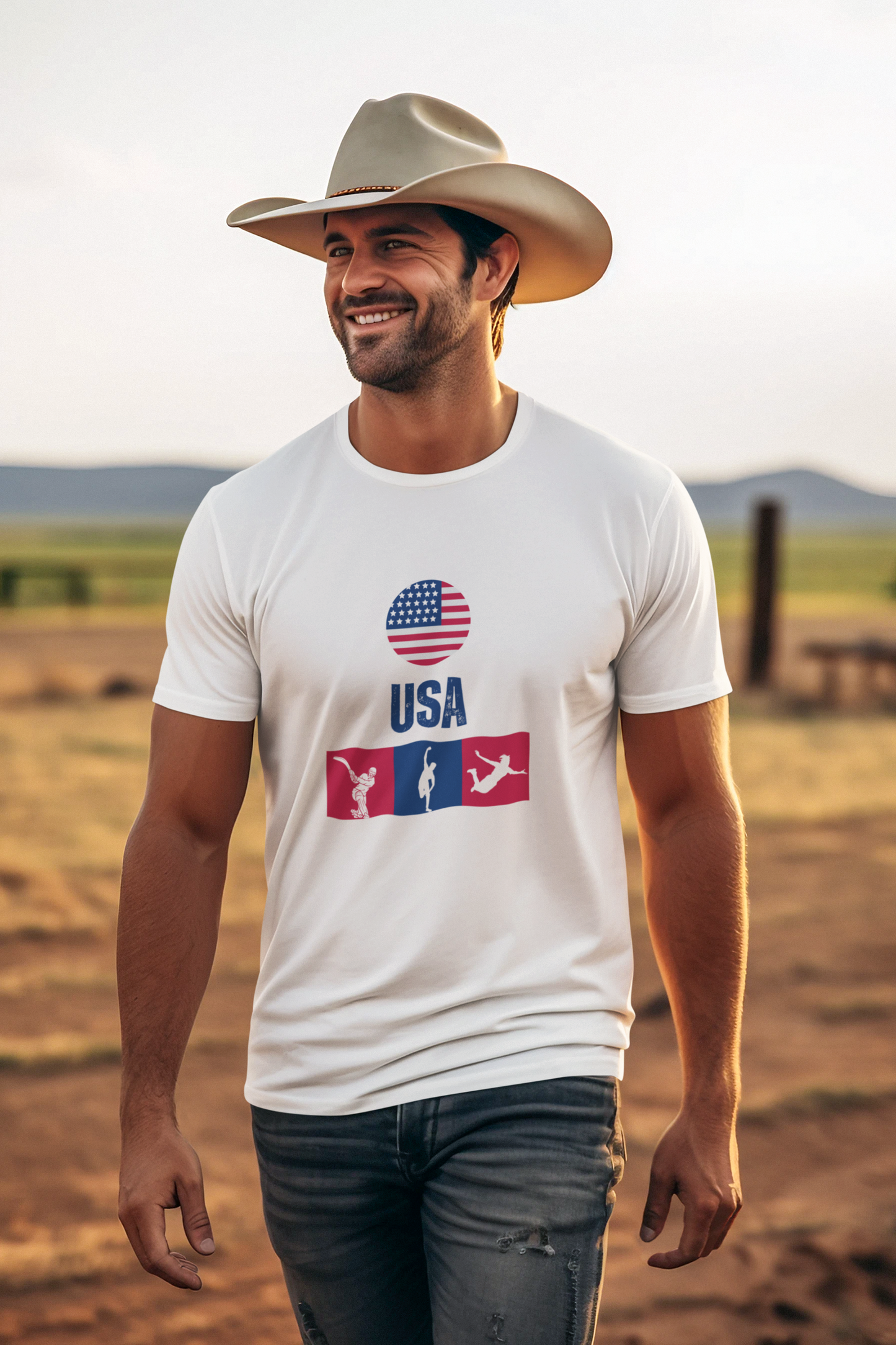 USA's World Cup 2024 Edition T-shirt - Unisex Heavy Cotton Tee